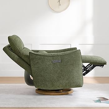 新品24-25NOVMBR LIVER153cm Amazon.com: CHITA Swivel Rocker Recliner Chair, Power